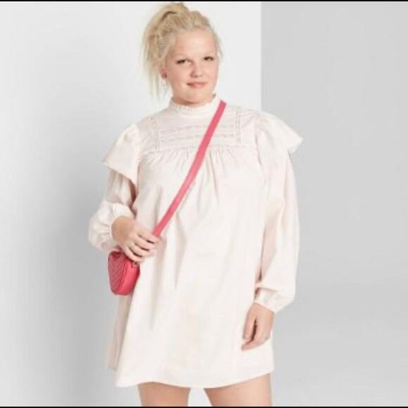 Wild Fable Victorian vibe babydoll dress NEW - Picture 8 of 13